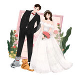 情人节婚礼大尺寸贴纸