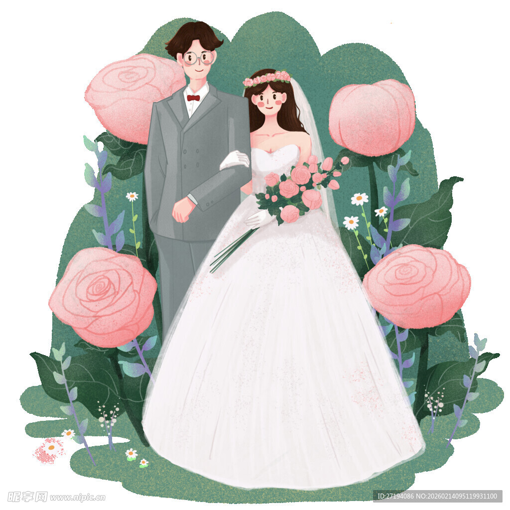 情人节婚礼大尺寸贴纸