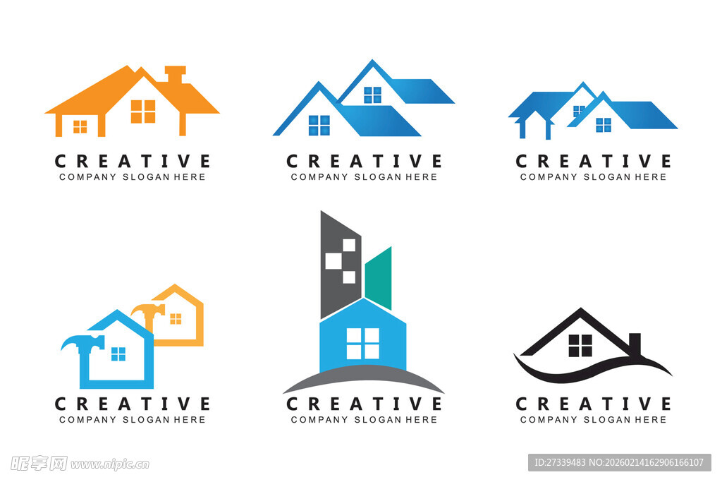 房屋标志logo