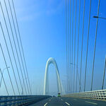 壮观跨海大桥风景