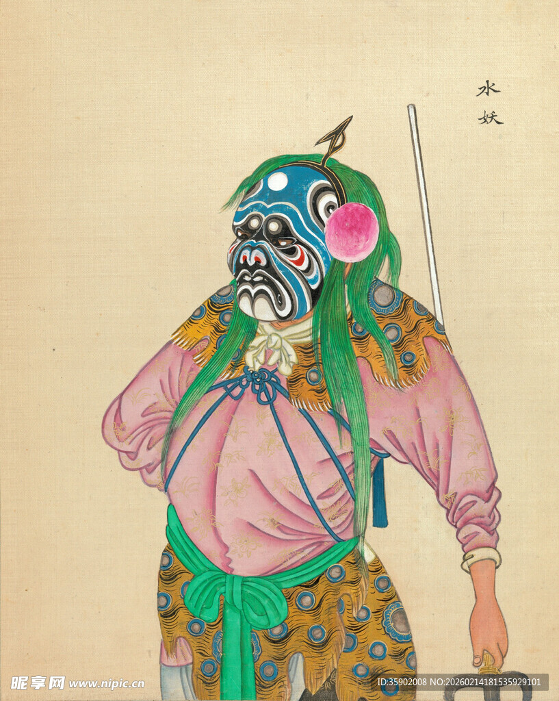 传统戏曲人物扮相