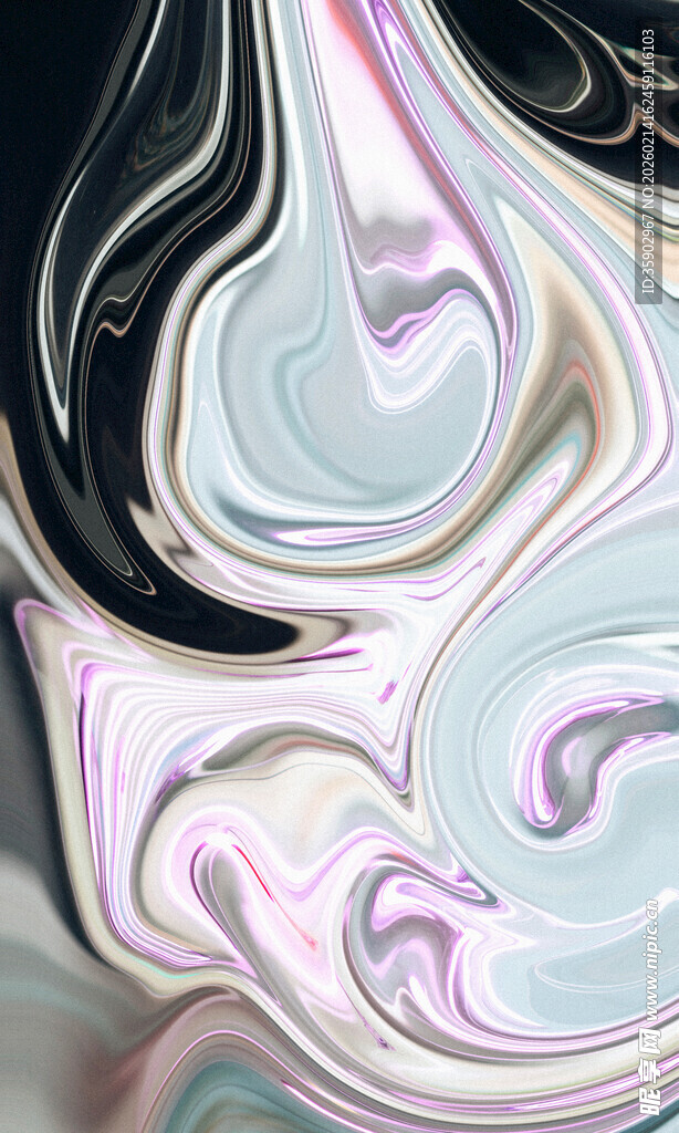 梦幻流体艺术纹理图案