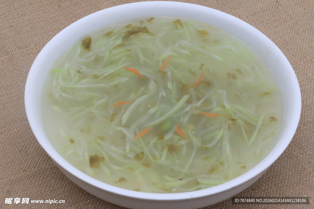 清淡美味的瓜丝汤