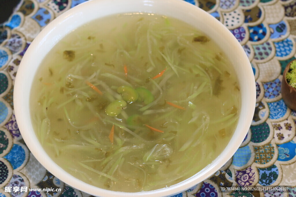 清淡美味绿豆芽汤