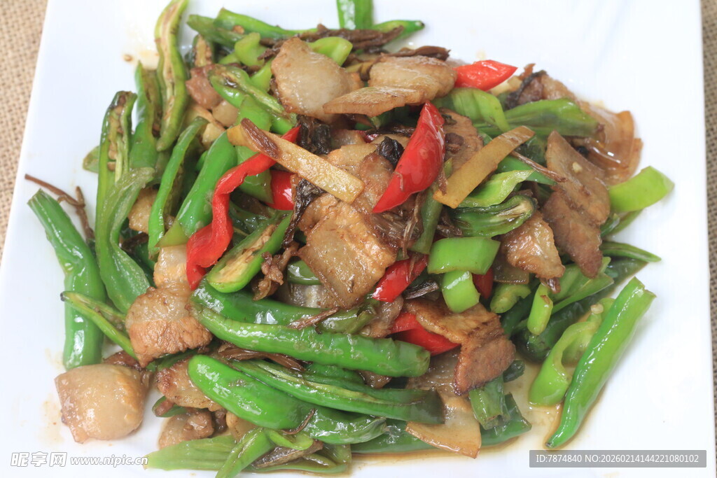 青椒炒五花肉