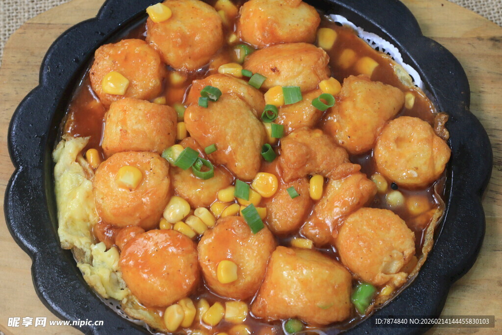 美味红烧豆腐丸子煲