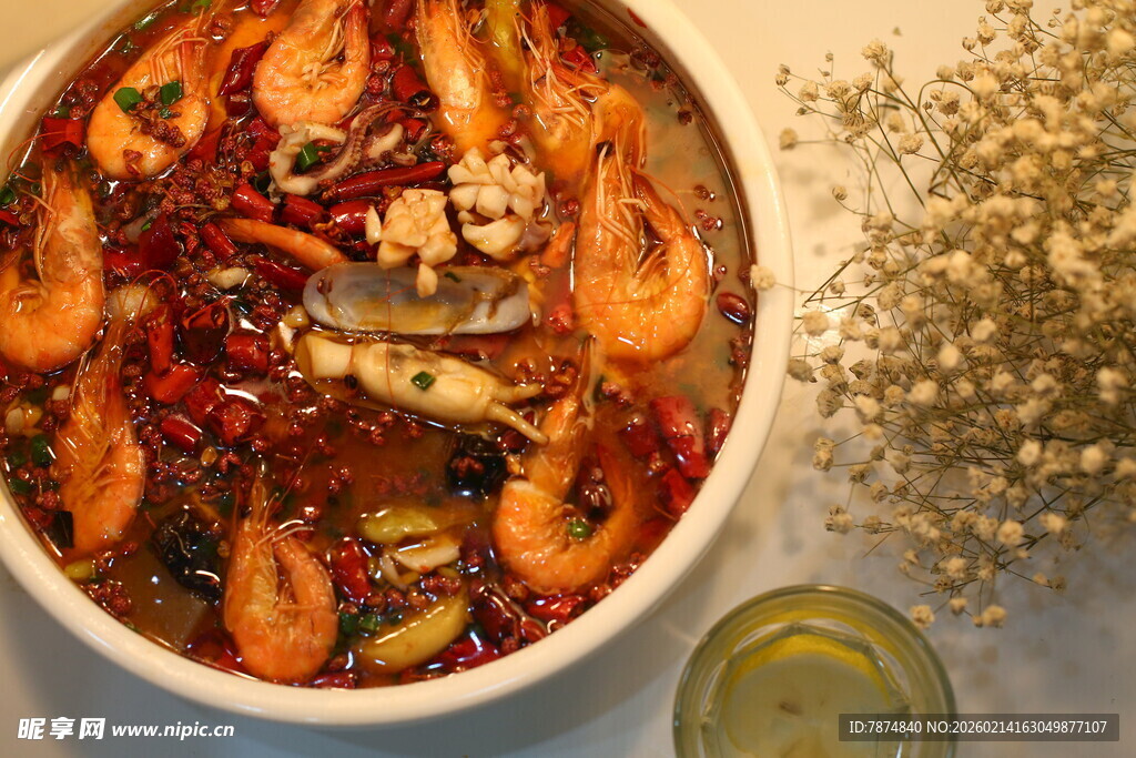 香辣海鲜锅 视觉味觉盛宴