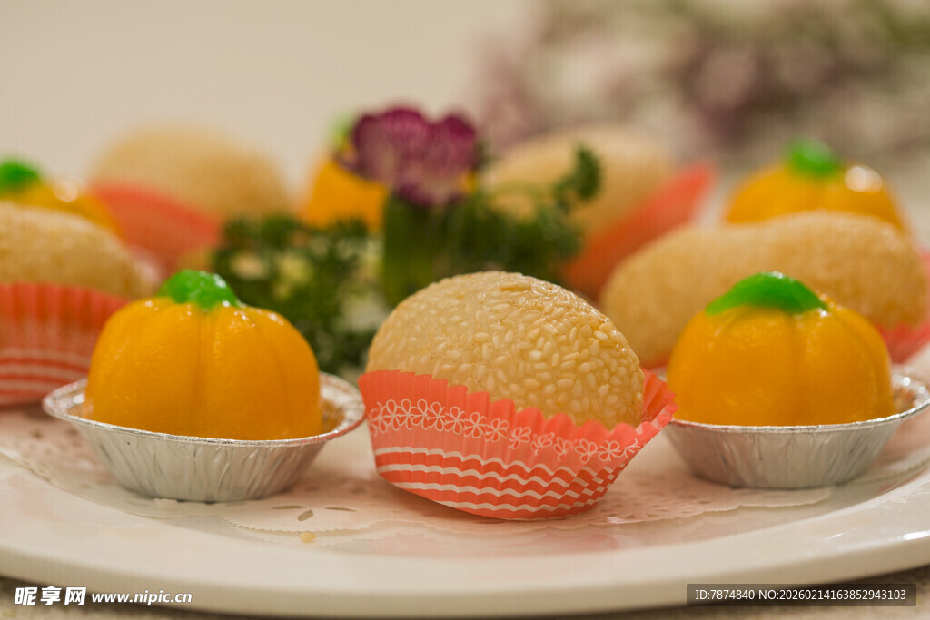 可爱南瓜造型小点心