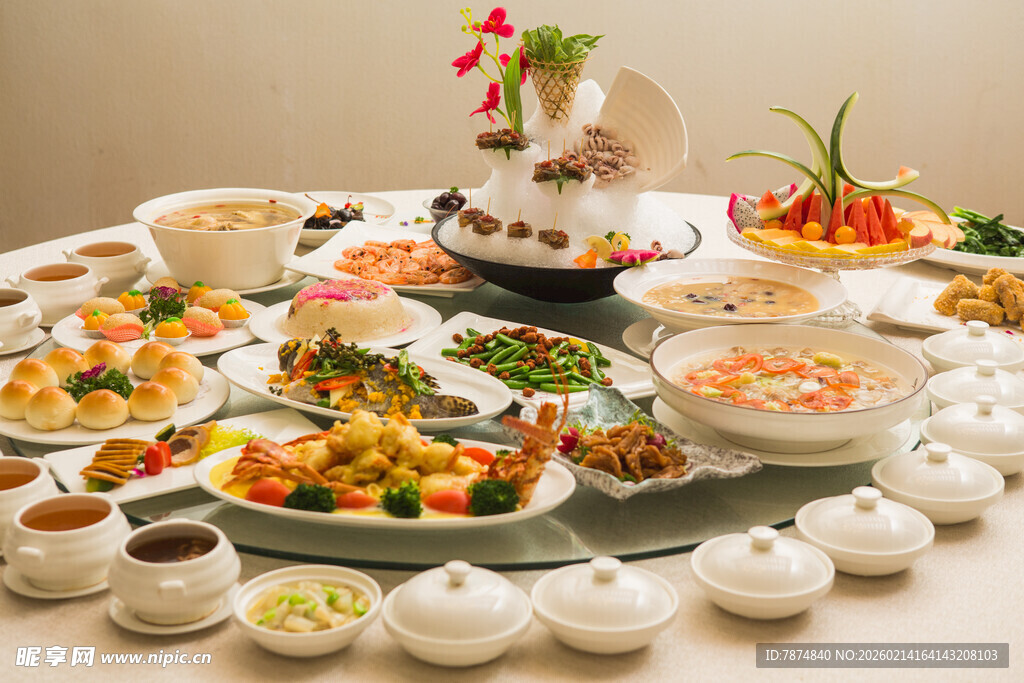 丰盛中式宴席美食大赏