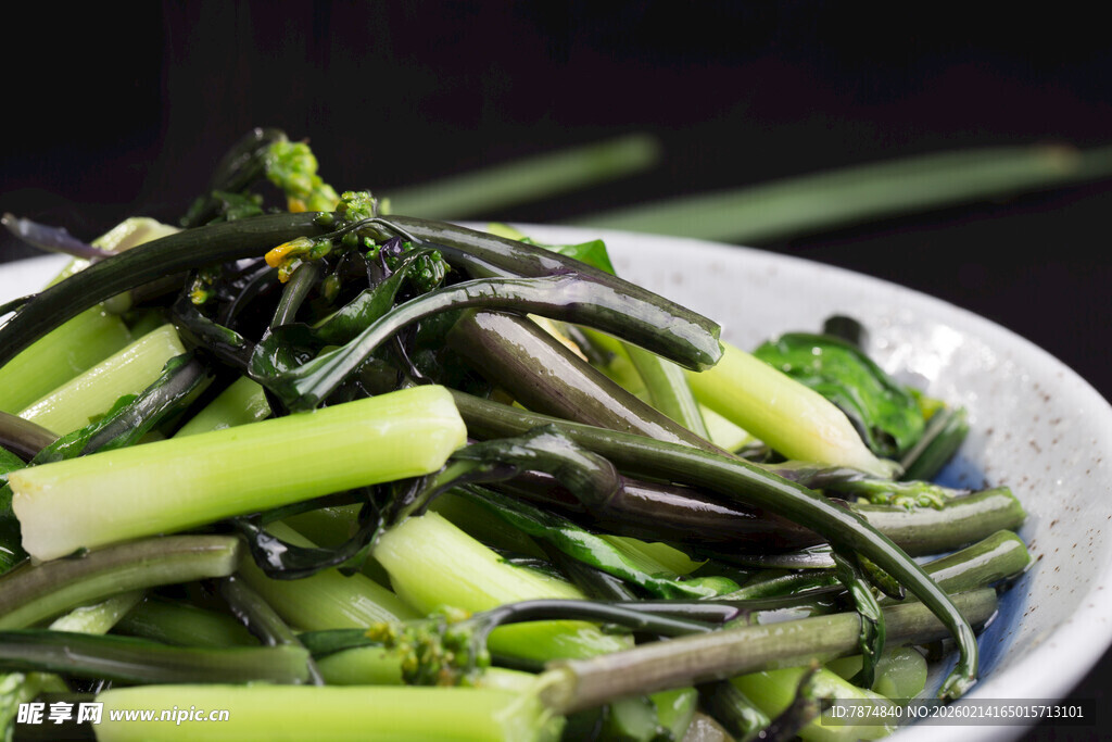 新鲜蕨菜 翠绿诱人