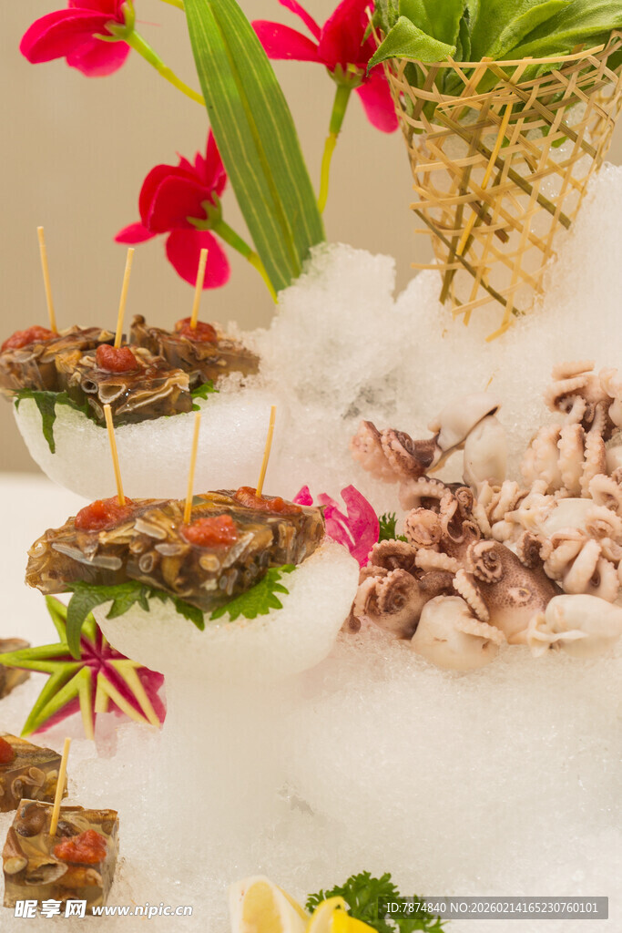 海鲜拼盘 多样海味盛宴