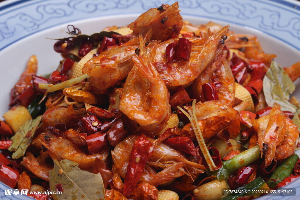 香辣美味爆炒虾