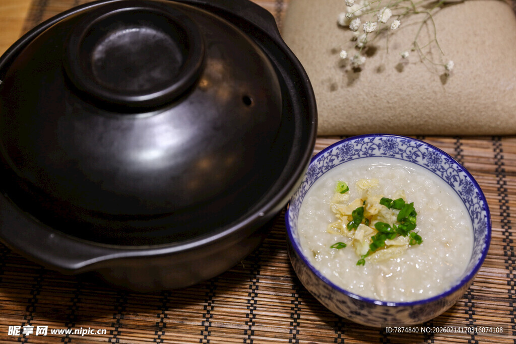 砂锅粥特写