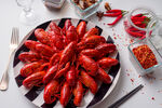 美味小龙虾摆盘诱人