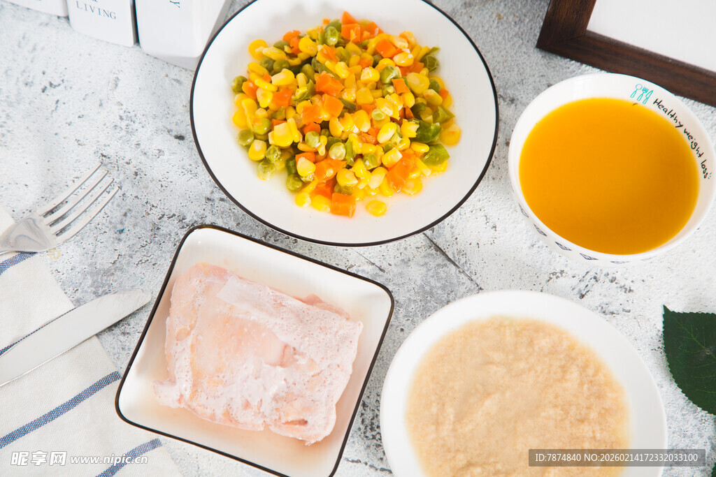 多样美味食材与菜肴展示