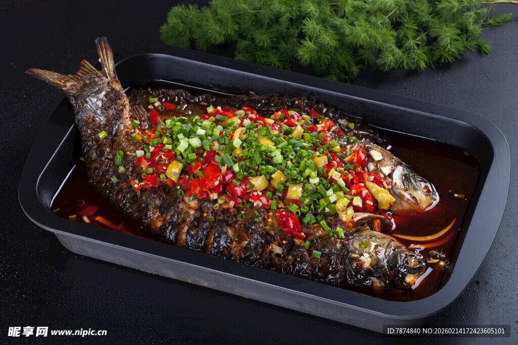 香辣烤鱼 色香味俱全