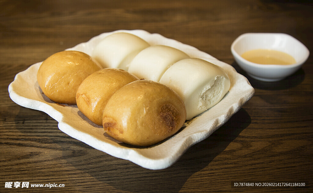 美味面点组合 搭配蘸料