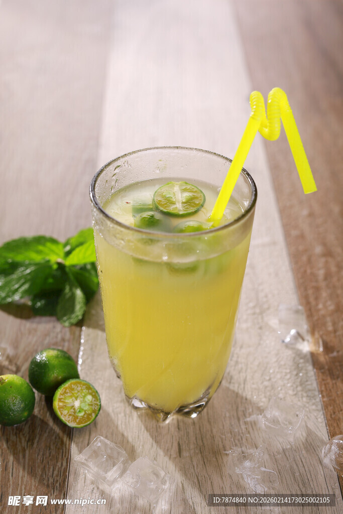 青柠薄荷冰饮 清爽一夏