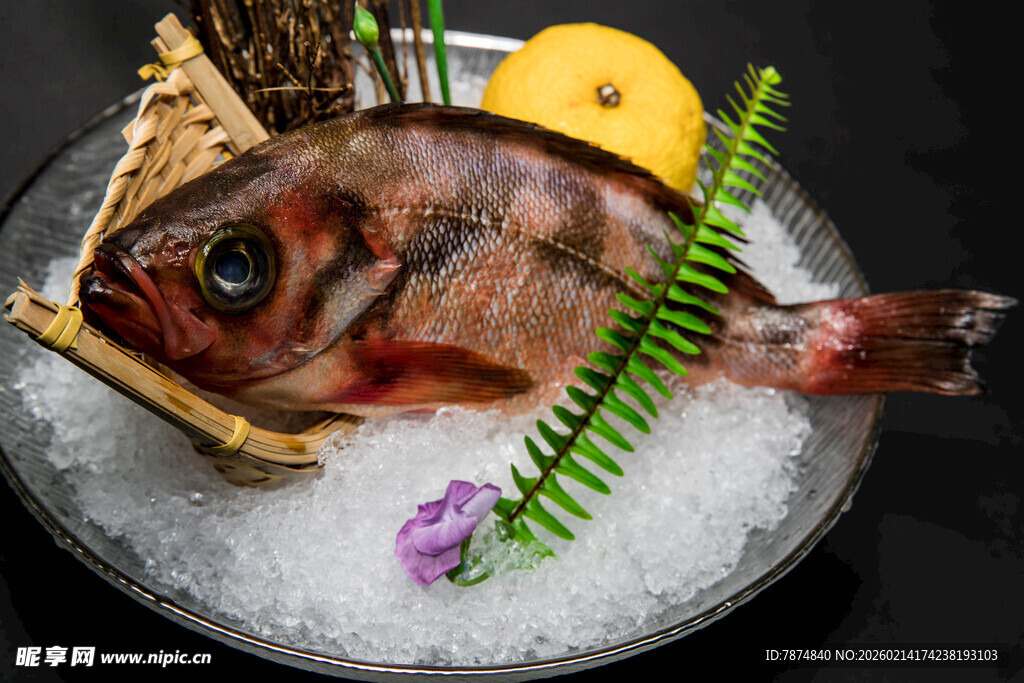 冰鲜美味鱼 精致摆盘