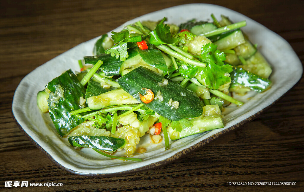 清爽美味凉拌黄瓜