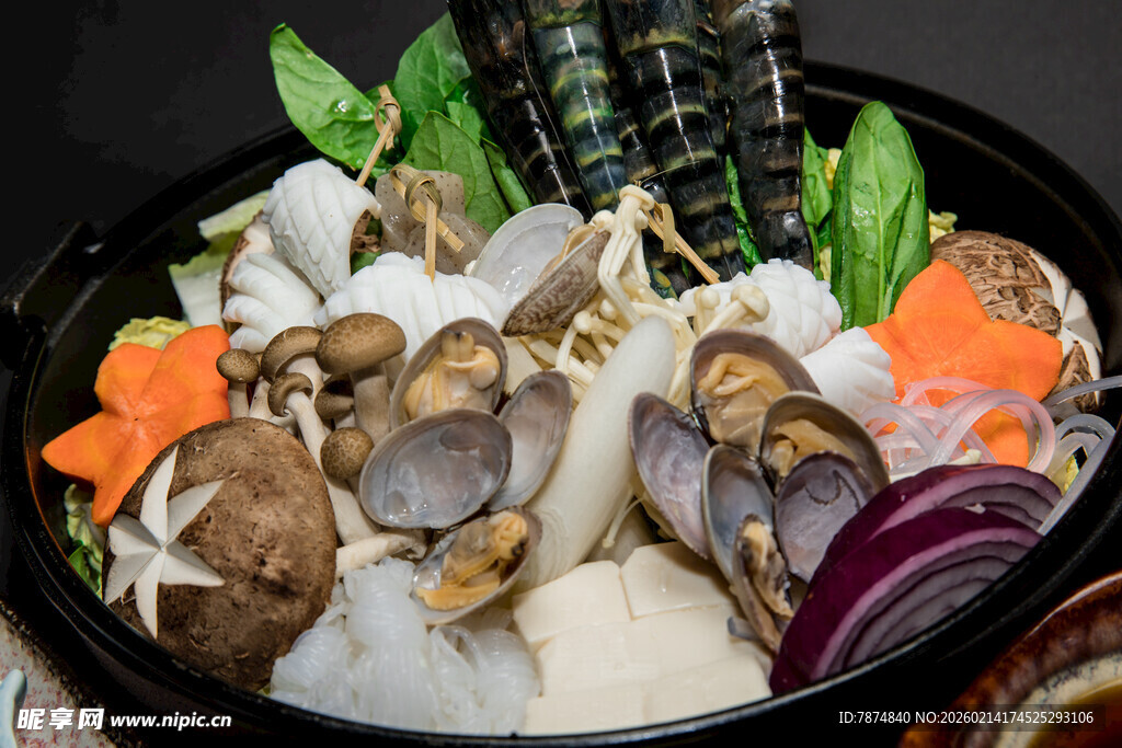 海鲜拼盘 多样美味海产