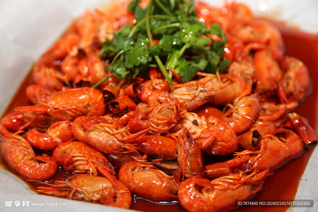 美味香辣小龙虾