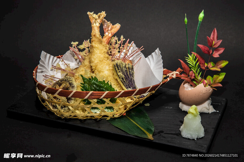 精美海鲜造型创意摆盘