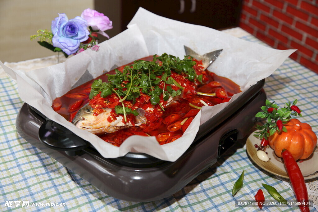 香辣烤鱼 美味视觉盛宴