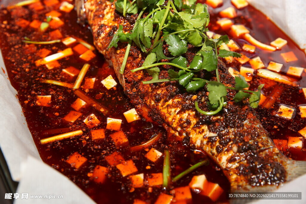 香辣烤鱼 美味诱人