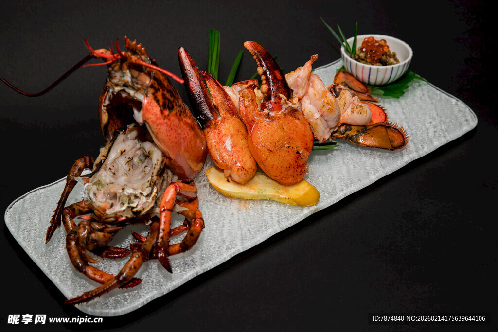 美味龙虾拼盘 视觉味觉盛宴