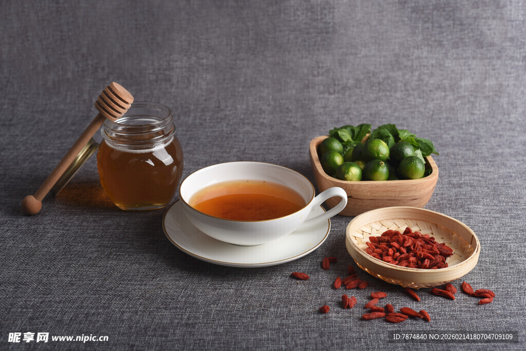 养生茶饮与食材组合