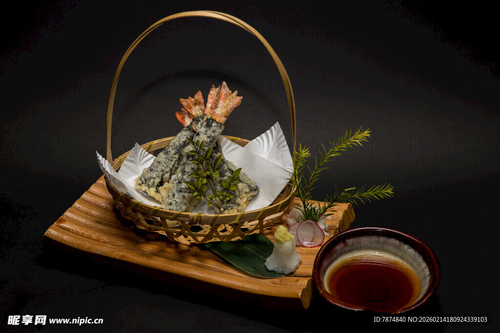 精致日式寿司摆盘