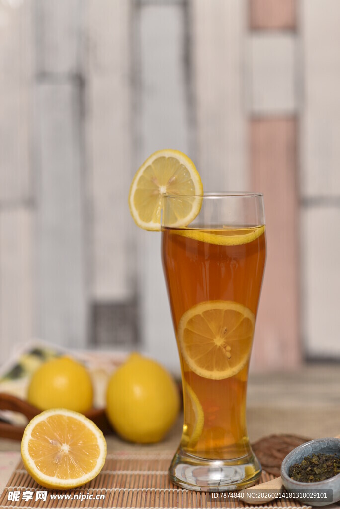 柠檬茶饮 清新惬意时光