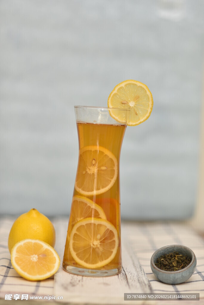 柠檬茶饮 清新惬意时光