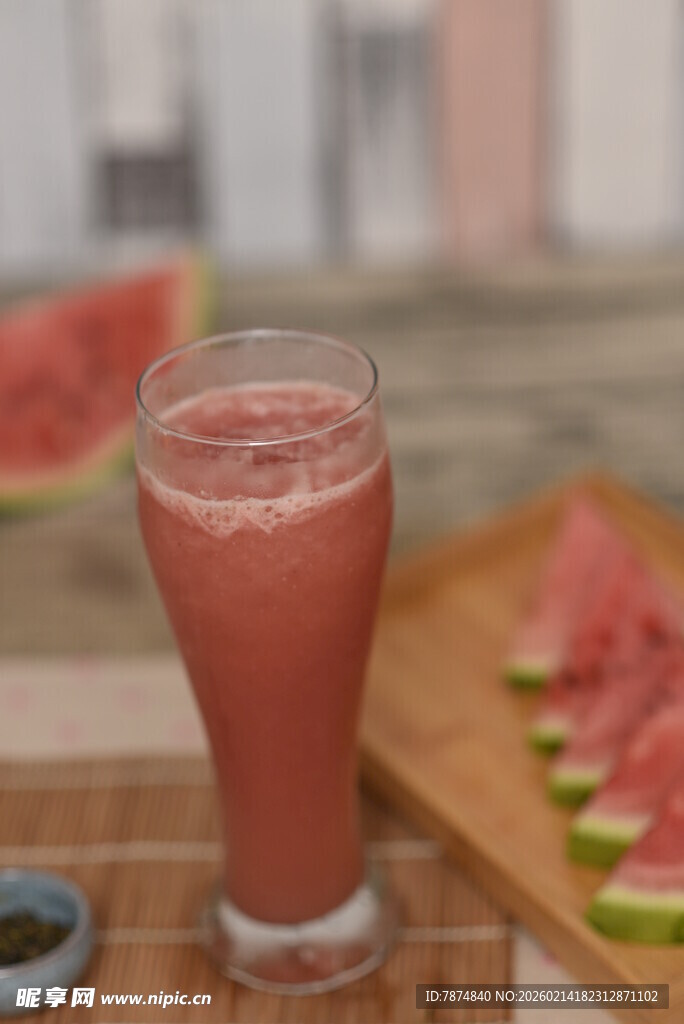 西瓜汁饮品 清爽夏日滋味