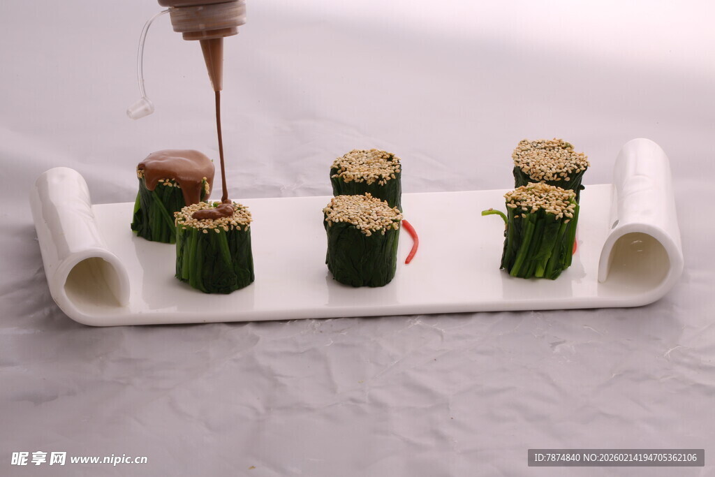 精致创意蔬菜卷美食制作