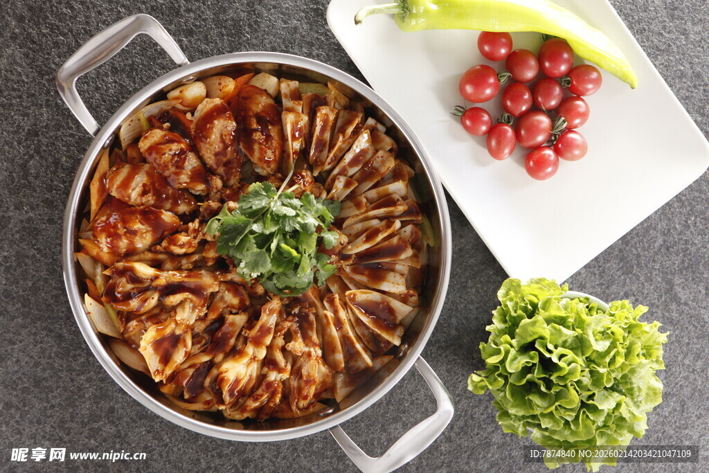 美味火锅食材丰富诱人