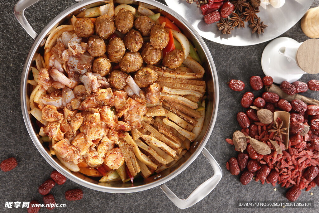 美味麻辣香锅食材大集合