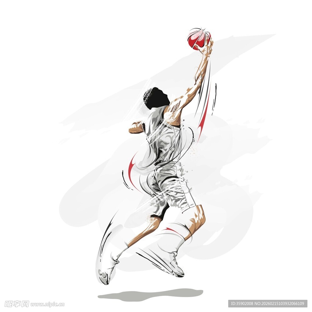 篮球运动员霸气扣篮瞬间