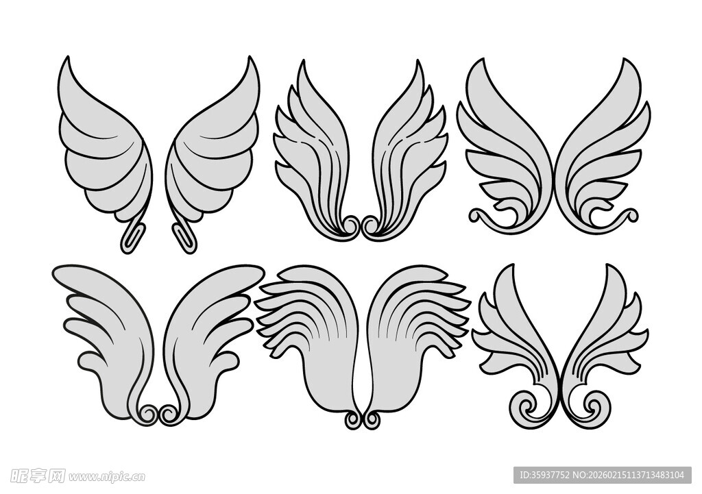 翅膀图案