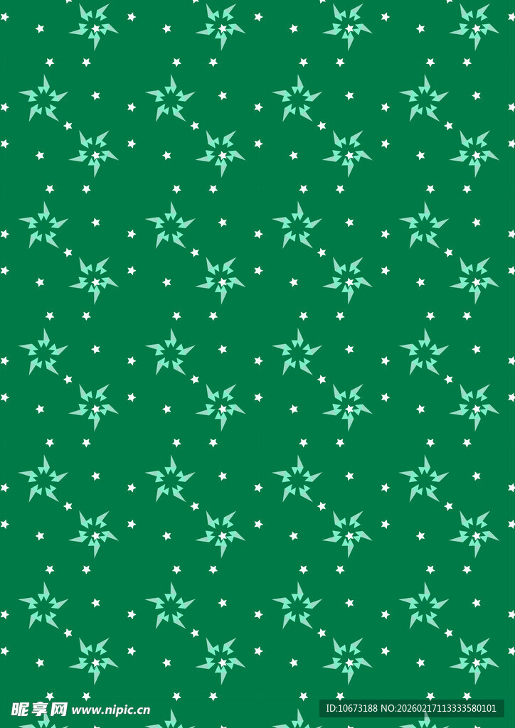 绿色抽象几何图案背景