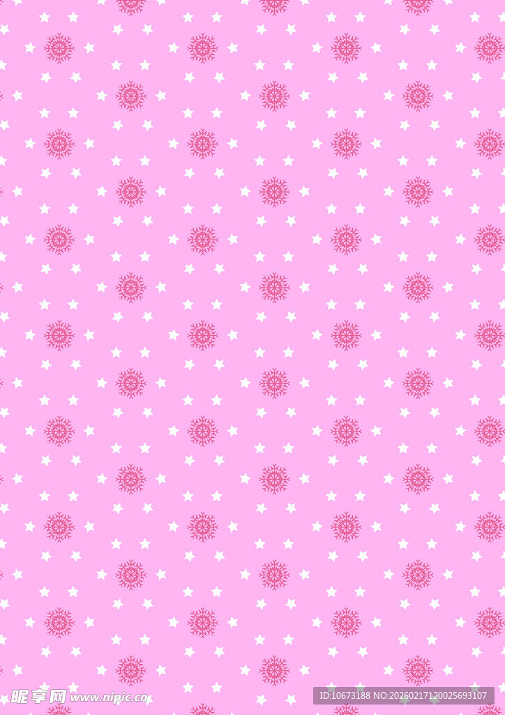 粉色星星图案背景纹理