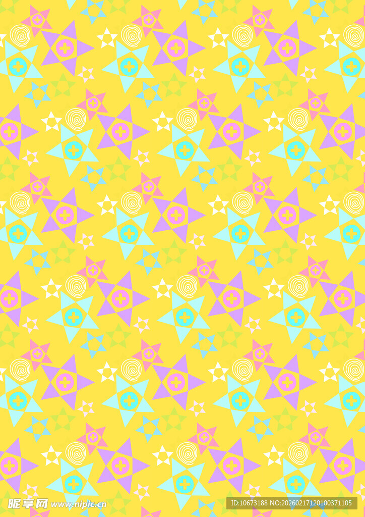 多彩几何图案背景