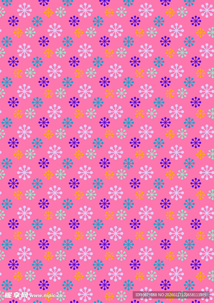 粉色系几何图案背景