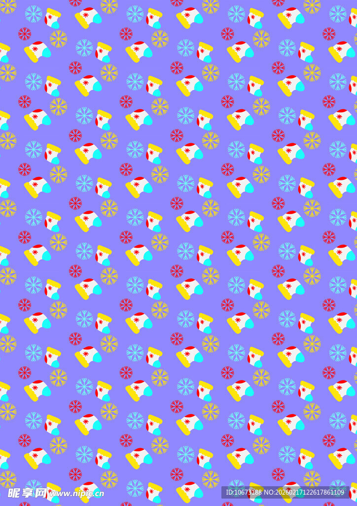 梦幻多彩心形图案背景