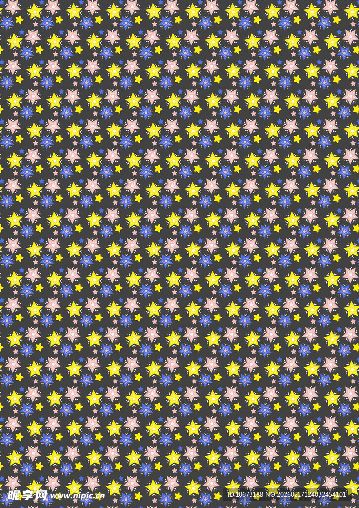 蓝底黄点几何图案背景