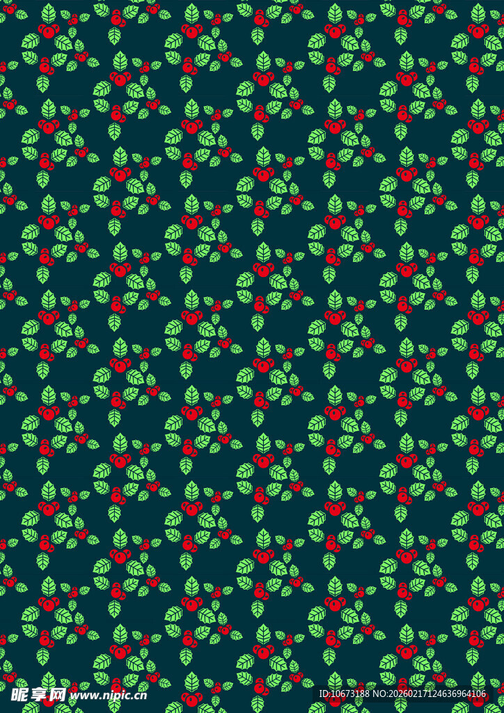 圣诞风几何图案背景