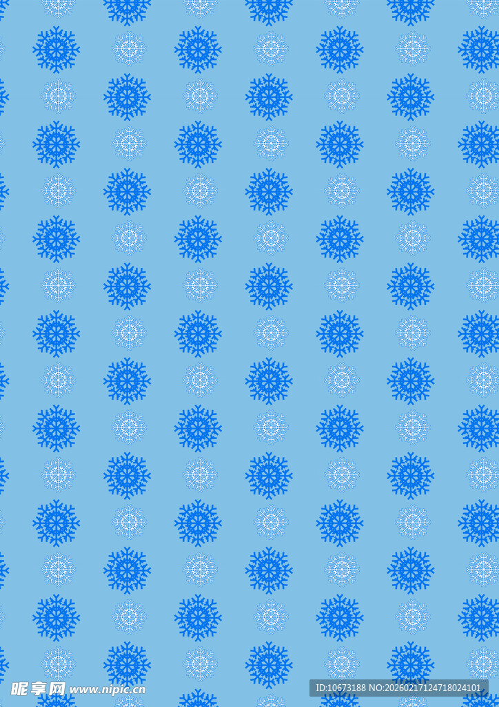 蓝色花朵图案背景