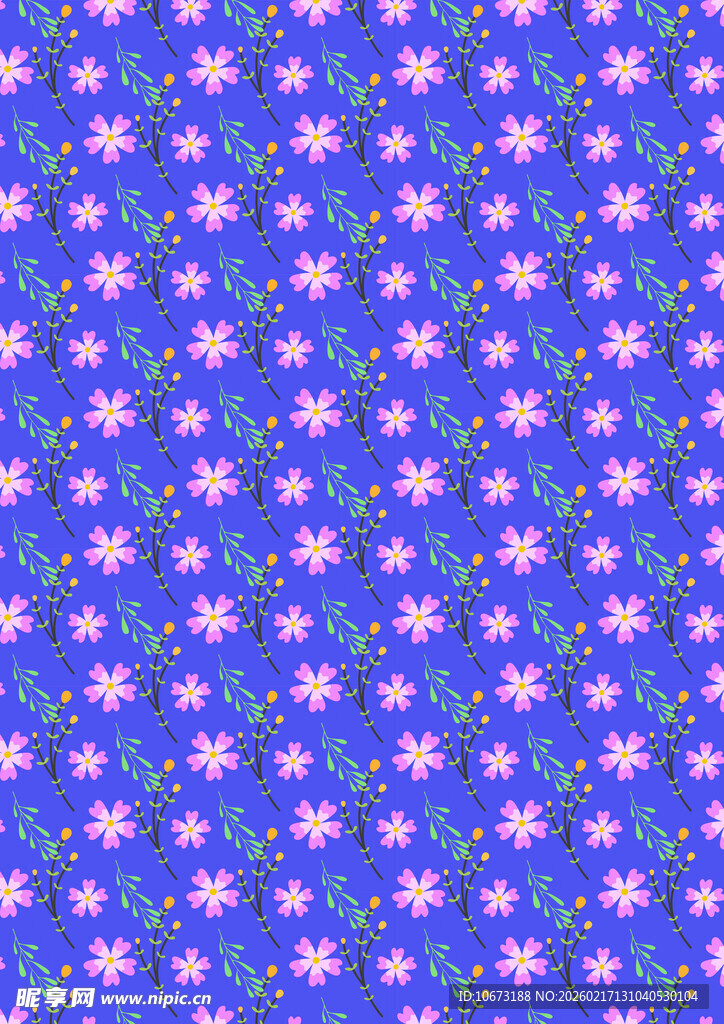 紫色碎花图案背景纹理