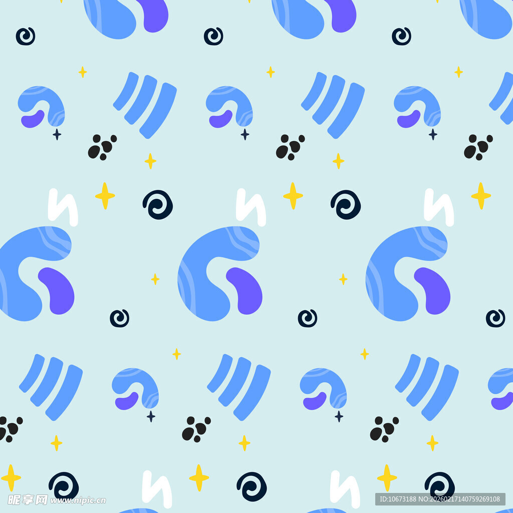 清新几何图案背景设计